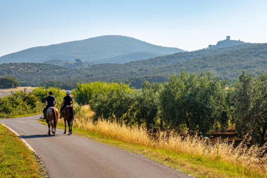 La Toscana a cavallo